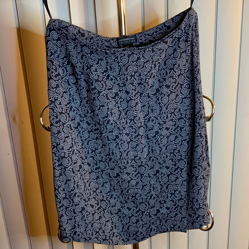 Veste Boyfriend Liz Claiborne - Taille 16, Motif Plaid Gris Et Noir - Doublée, En Viscose - Très Bon état (occasion)